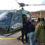 जुम्लाको धौलापानीमा भ्यान दुर्घटना : २ जना घाइतेको सेनाको हेलिकप्टरमार्फत उद्धार