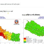 मौसम सुधारोन्मुख, मनसुन अझै कायम रहेकाले सतर्क रहन आग्रह